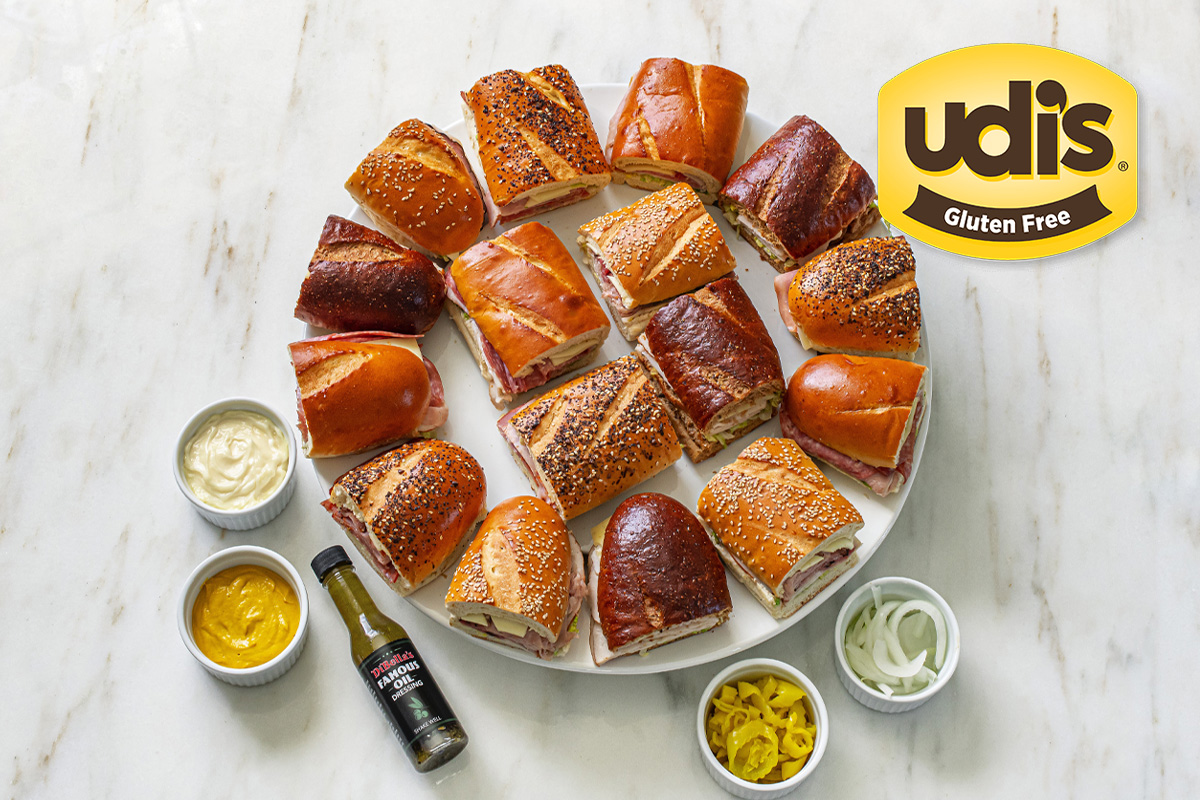 Sub Trays with Gluten Free Rolls